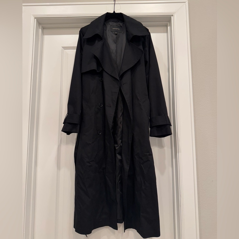 Banana Republic Black Trench Coat